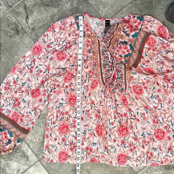 SHEIN Boho Blouse L - Picture 10 of 11